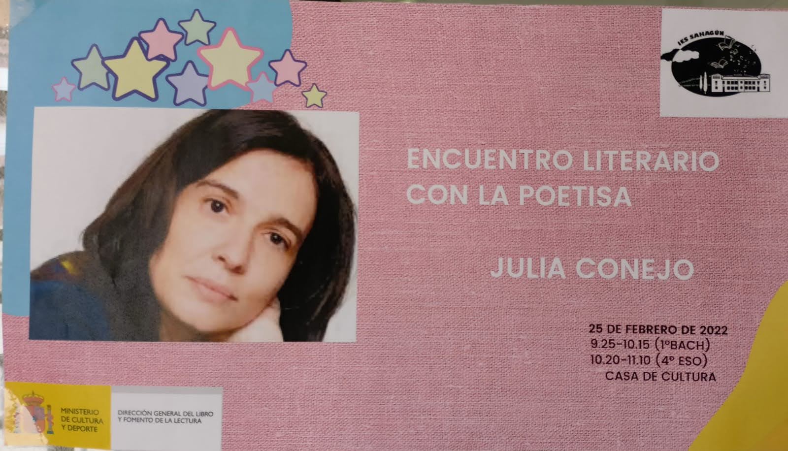 Encuentro literario con Julia Conejo
